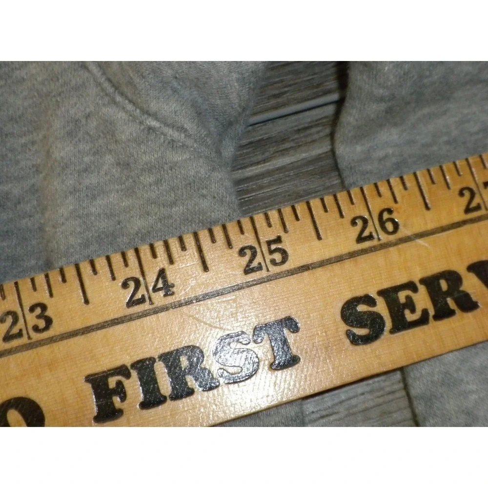 Nike Hoodie Sweatshirt Womens L Gray Essentials Oversized Fleece Center Swoosh